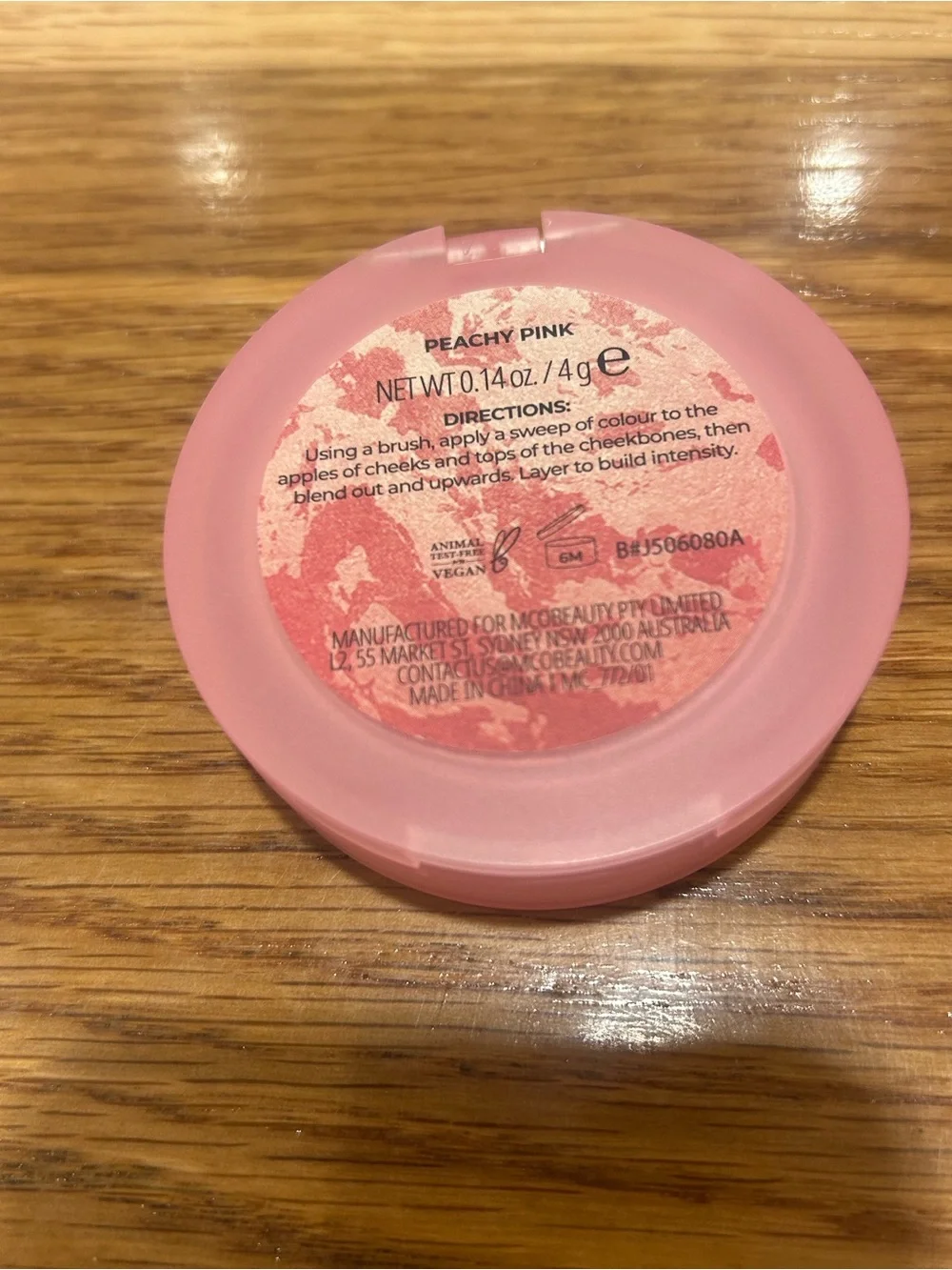 MCoBeauty Baked Blush